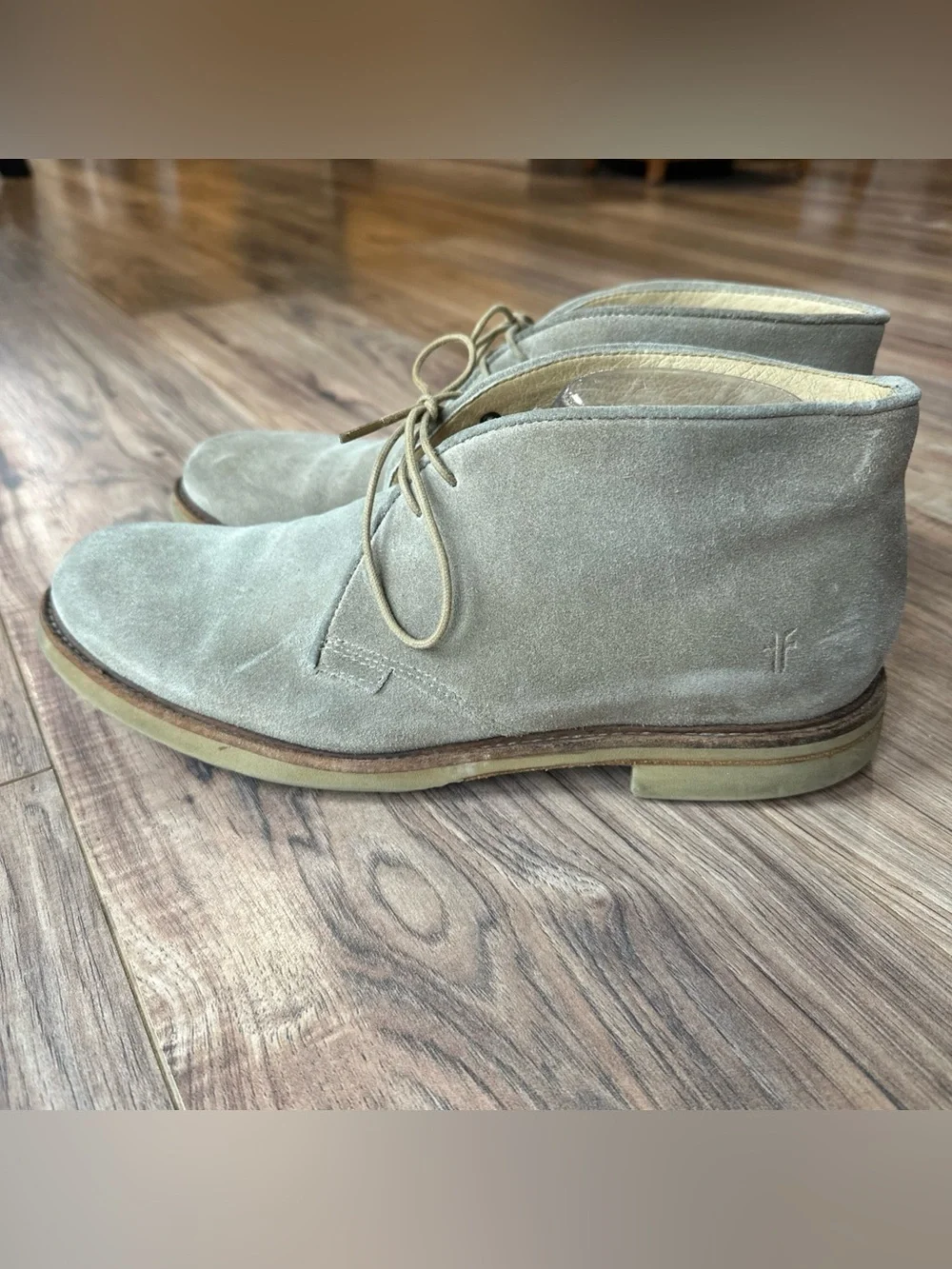FRYE Tan Brown Suede Leather Chukka Ankle Boots US 10.5 D